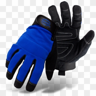 Boss® Blue Mechanic Glove - Football Gear Clipart