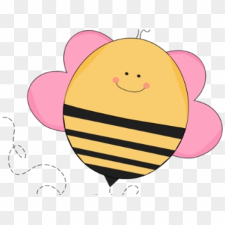 Bumblebee Clipart Pink Bee - Pink Bee Clipart - Png Download