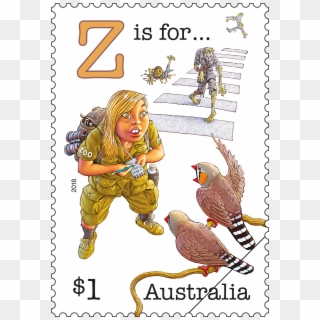 Fair Dinkum Aussie Alphabet Part 4 Z Stamp - 2018 Postage Stamps Australia Clipart