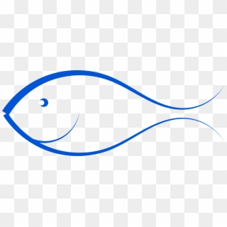 Fish Clipart At Getdrawings - Fish Clip Art Line - Png Download