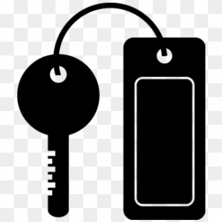 Car Key, Locker Key, Hotel Service, Keychain, Hotel - Illustration Clipart