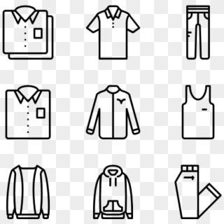 Man Clothes - History Icons Clipart
