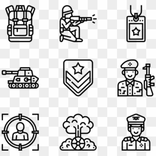 Military - Work Icons Clipart