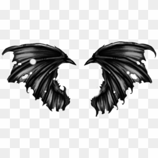#demon #wings Demonwings - Realistic Drawing Dragon Wings Clipart