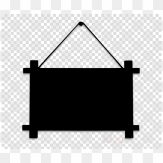 Blackboard Transparent Hang Clipart Decorative Hanging - Resident Evil 2 Logo - Png Download