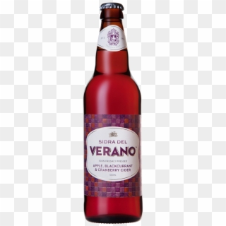 Sidra Del Verano Apple, Blackcurrant & Cranberry Cider - Beer Bottle Clipart