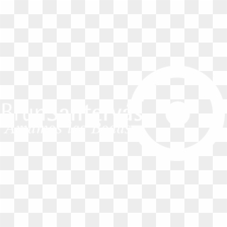 Logotipo Blanco Brunsantervas Slogan Vaciado - Circle Clipart