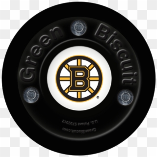 Green Biscuit Boston Bruins Black Stickhandling Training - Boston Bruins Clipart