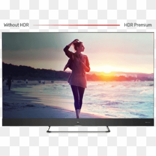 Tcl Qled Tv Features Hdr Premium 800 Technology So - Girls In Beach Sunset Clipart