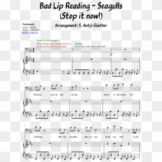 Bad Lip Reading - Seagulls Stop It Now Lyrics Clipart