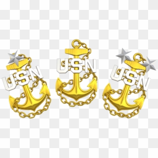 Navy Chief Anchor Set - Navy Chief Fouled Anchors Clipart