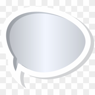 Bubble Speech Grey Png Clip Art Image - Circle Transparent Png