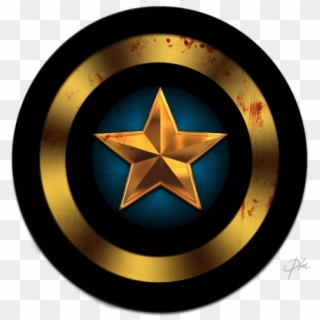 Black Captain America Logo - Captain America Logo Hd Clipart