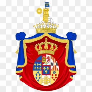 Coat Of Arms Of Prince Alfonso, Count Of Caserta Clipart