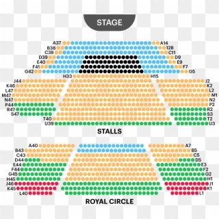 Prince Of Wales Theatre Seating Map - Prince Of Wales Theatre Seating Plan Clipart