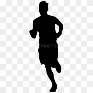 Free Png Man Running Silhouette Png - Nba Logo Black And White Png Clipart