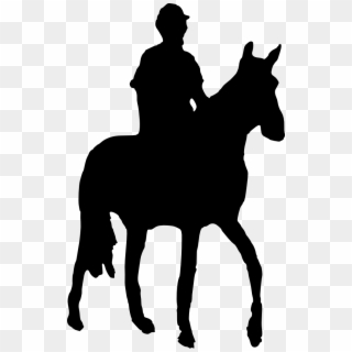 15 Man Riding Horse Silhouette - Man And Horse Silhouette Clipart