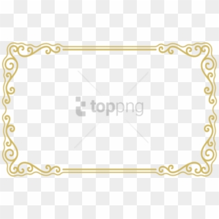 Free Png Gold Frame Border Png Png Image With Transparent - Transparent Transparent Background Border Png Clipart