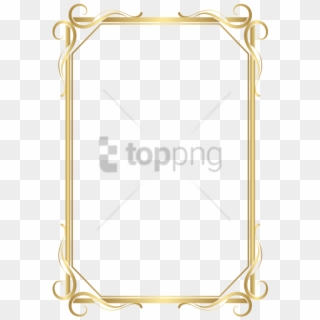 Free Png 3d Gold Border Png Png Image With Transparent - Png Golden Border Clipart