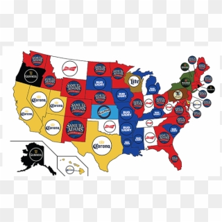 Each State's Most Recommended Brew Clipart