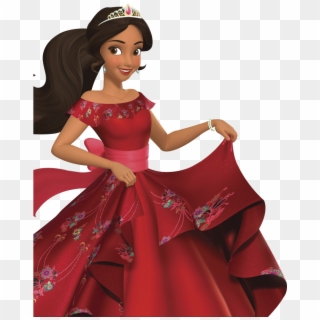Elena Of Avalor Red Dress Clipart