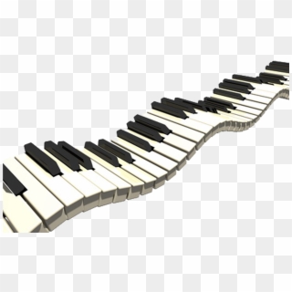 Piano Musical Keyboard Clip Art - Clip Art Piano Keys - Png Download