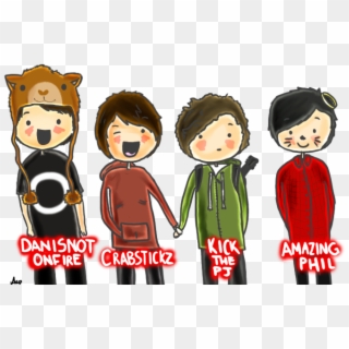 27 Images About Dan Howell On We Heart It - Dan And Phil Chris Clipart