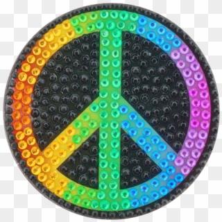 Rainbow Peace Sign Stickerbeans - Peace Ornaments Clipart