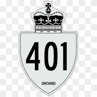 File - Ontario 401 - Svg - Highway 401 Sign Clipart