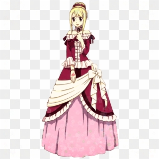 Fairy Tail Lucy Heartfilia Robe , Png Download - Lucy Heartfilia In A Dress Clipart