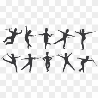Fascinating Tap Dance Silhouette Clipart - Dance Pattern Png Transparent Png
