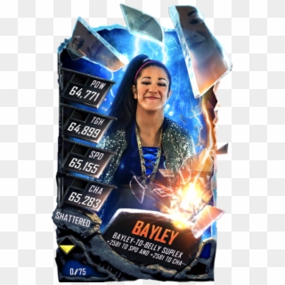 Bayley S5 24 Shattered - Wwe Supercard Rey Mysterio Clipart
