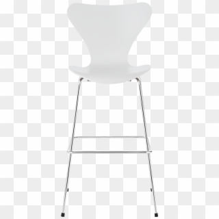 Series 7 Chair Arne Jacobsen Lacquered White Bar Stool - Chair Clipart