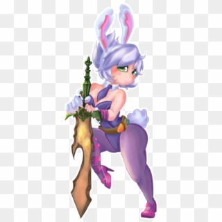 Riven Conejita Coneja Rabbit Cute Chibi Sexy Riven Transparent Chibi Clipart 2268105 Pikpng - anime pastel goth bunny roblox