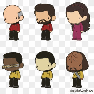 Lil' Star Trek - Cartoon Clipart