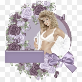 Purple Roses Vector - Garden Roses Clipart