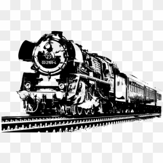 This Free Icons Png Design Of Monochrome Diesel Locomotive - Locomotive Png Clipart