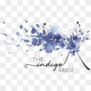 The Indigo Bride Logo - Calligraphy Clipart