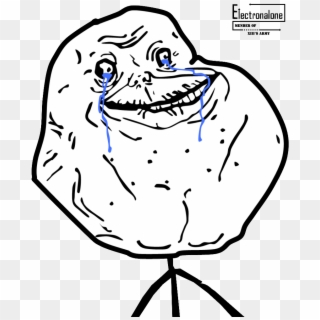 Forever Alone Face Png Clipart