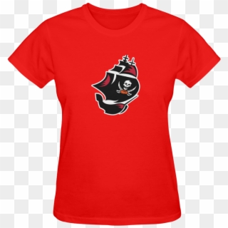 Tampa Bay Buccaneers Logo Artsadd Custom Fashion Sunny - Jagermeister T Shirt Woman Clipart