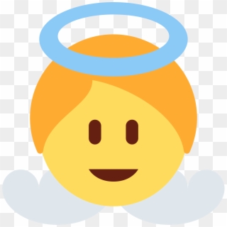 Angel Emoji Facebook - Baby Angel Emoji Twitter Clipart