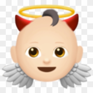 #devil#angel#emoji#✨👿👼 ✨ - Emoji Clipart