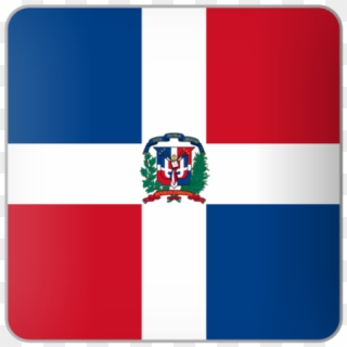Illustration Of Flag Of Dominican Republic - Dominican Republic Flag Square Clipart
