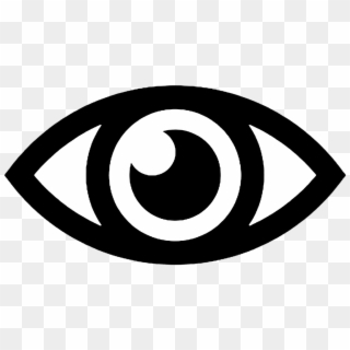 Eye Computer Icon Vector - Symbol For Visual Clipart