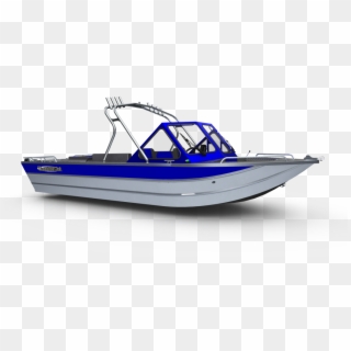 Fishing Boat Clipart Jon Boat - Wakeboard Tower On Aluminum Boat - Png Download