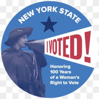 I Voted 100th Anniversary Voting Women Ny - New York I Voted Sticker Clipart