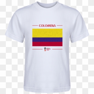 Colombia 2018 Fifa World Cup Russia™ Flag Juvenile - T Shirt For Fifa World Cup 2018 Brazil Clipart