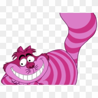 Drawn Cheshire Cat Tail - Alice In Wonderland Characters Cheshire Cat Clipart