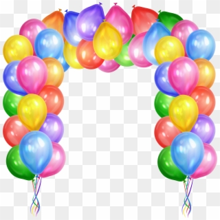 Decorative Balloons Arch Transparent Png Clip Art Image - Balloon
