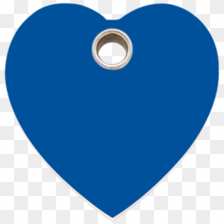 Dark Blue Heart Plastic Pet Tag - Location Instagram Logo Clipart